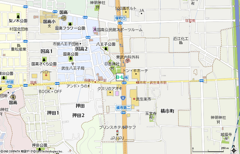 眼鏡市場　武生(00470)付近の地図